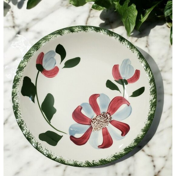 Blue Ridge Southern Potteries Soup Bowl 8" Whirligig Salad Cereal Dish READ - Picture 1 of 8